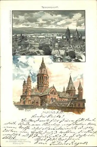 Muench C. Mainz Dom  Kat. Kuenstlerlitho