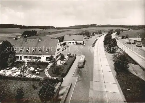 Autobahn Bundesautobahn Muenchen Nuernberg Berlin Rasthaus in der Holledau Kat. Autos