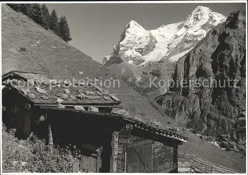 Muerren BE Eiger Moench Kat. Muerren