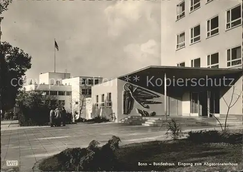 Bonn Rhein Bundeshaus Abgeordnetenhaus Kat. Bonn