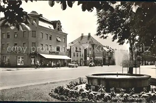 Plattling Isar Bayern Ludwigsplatz Kat. Plattling