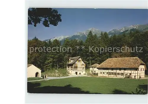 Brienz BE Schweizer Freilichtmuseum Ballenberg Haus von Uesslingen Thurgau Betriebs und Bauernhaeuser Ostschweiz Kat. Brienz