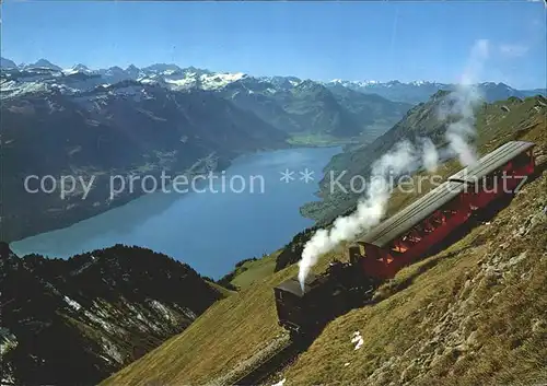 Brienz Rothornbahn Brienzersee Berner Alpen Grosshorn Diablerets Kat. Eisenbahn