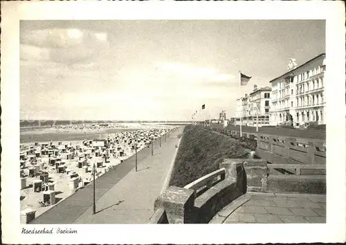 Borkum Nordseebad Strand Promenade / Borkum /Leer LKR