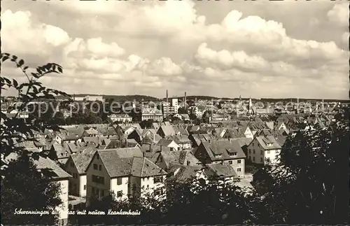 Schwenningen Neckar mit neuem Krankenhaus / Villingen-Schwenningen /Schwarzwald-Baar-Kreis LKR