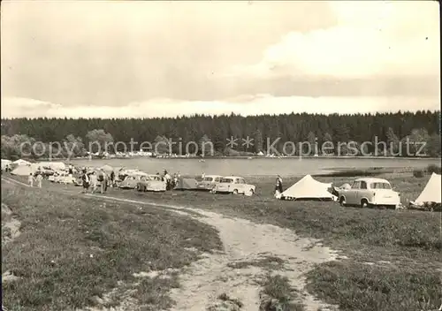 Strassberg Harzgerode Camping am Treuen-Nachbar-Teich / Harzgerode /Harz LKR