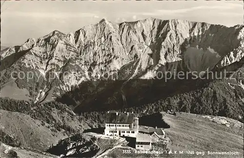 Rotwandhaus Sonnwendjoch Kat. Schliersee