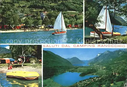 Piano Porlezza Camping Ranocchio Segeln Alpenpanorama