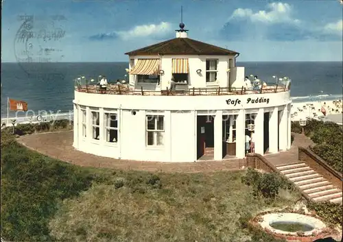 Wangerooge Nordseebad Cafe Pudding Strand Kat. Wangerooge