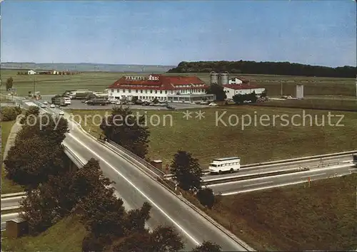 Seligweiler Autobahn Rasthaus Luftaufnahme Kat. Ulm Donau