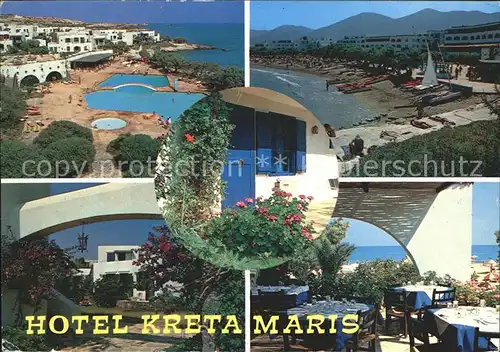 Maris Hotel Kreta Swimmingpool Strandpartie Terrasse Kat. Insel Kreta