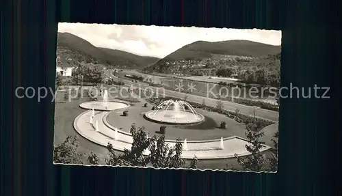 Eberbach Neckar Kuranlagen Wasserspiele Kat. Eberbach