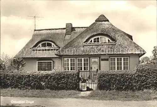 Zingst Ostseebad Reethaus Kat. Zingst Darss