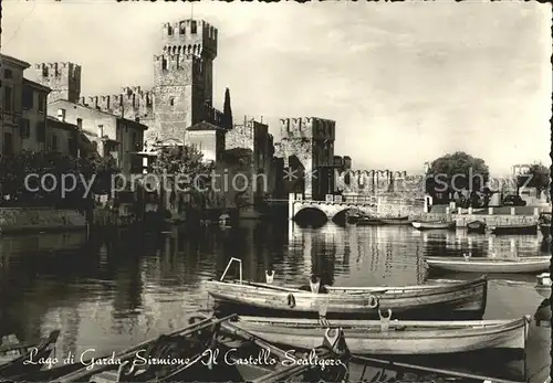 Sirmione Il Castello Scaligero / Italien /Italien