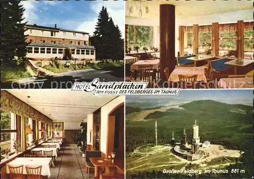 Sandplacken Taunus Hotel Grosser Feldberg Sender Hoehenluftkurort Kat. Schmitten