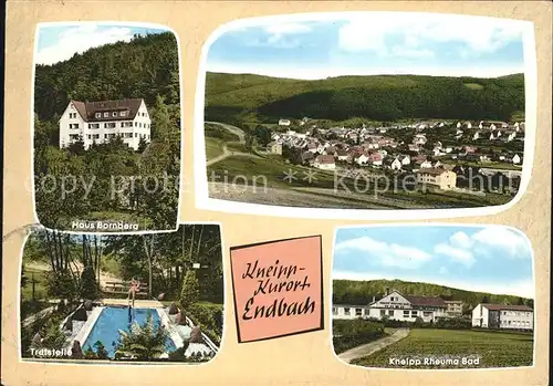 Endbach Gladenbach Haus Bornberg Wassertreten Kneipp Rheuma Bad Kurort Kat. Gladenbach