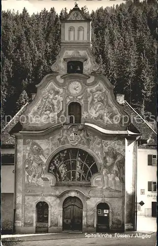 Fuessen Allgaeu Spitalkirche Kat. Fuessen