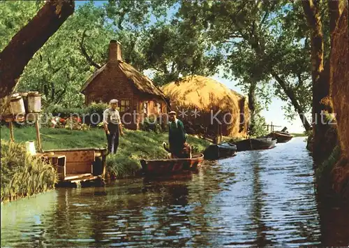 Giethoorn Mooi Giethoorn Dorfmotiv Kat. Steenwijkerland