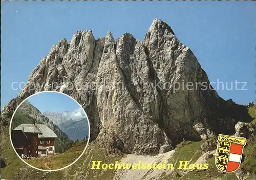 St Lorenzen Lesachtal Hochweisstein Haus mit Monte Chiadenis Kat. St Lorenzen