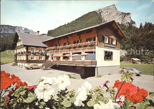 Au Bregenzerwald Restaurant Pension Tannahof Kat. Schoppernau