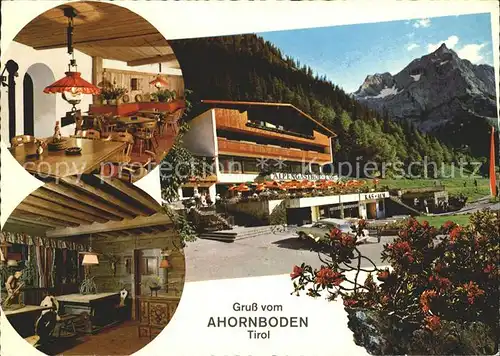 Ahornboden Alpengasthof Eng mit Karwendel Kat. Vomp Tirol