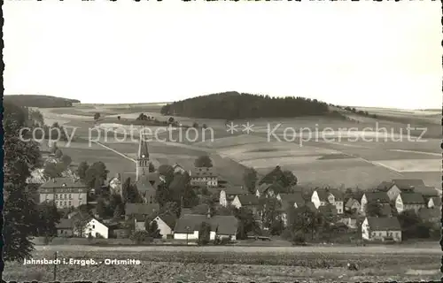 Jahnsbach Ortsmitte Kirche Kat. Zschopau