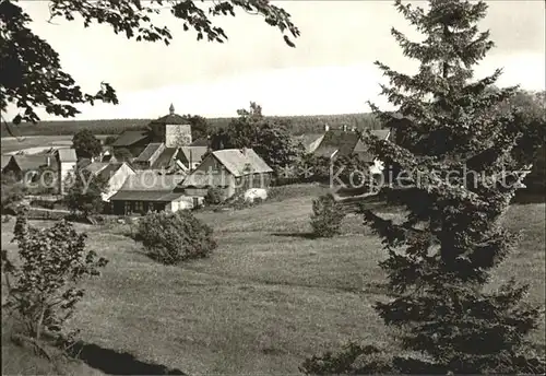 Breitenstein Suedharz Ortsansicht mit Kirche Kat. Mansfeld Suedharz