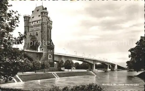 Worms Rhein Neue Rheinbruecke Kat. Worms