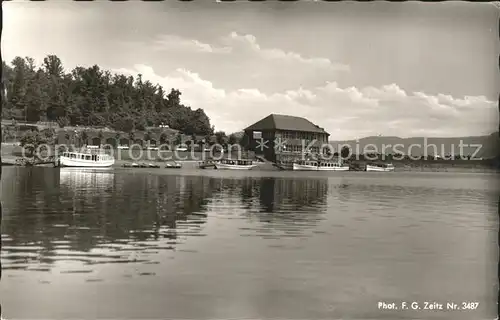 Heimbach Schwammenauel Restaurant Der Seehof Rurtalsperre Kat. Heimbach