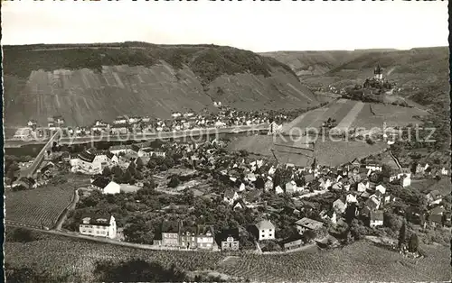 Cochem Mosel Blick von der Umkehr Kat. Cochem