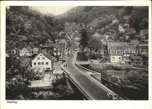 Unterburg Solingen Strassenpartie Kat. Solingen