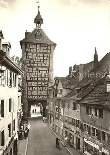 Konstanz Bodensee Schnetztor mit Hus Haus Kat. Konstanz