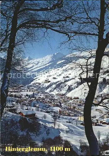 Hinterglemm Saalbach mit Talschluss Kat. Oesterreich