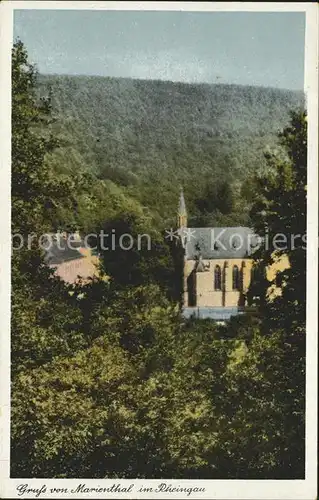 Marienthal Rheingau Kirche Kat. Ruedesheim am Rhein