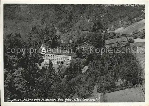 Bad Gleisweiler Fliegeraufnahme Sanatorium Bad Gleisweiler Kat. Gleisweiler