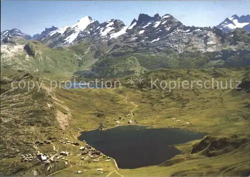 Frutt Melchsee Reinhards Frutt mit Tannensee Engstlensee und Titliskette Kat. Melchsee Frutt