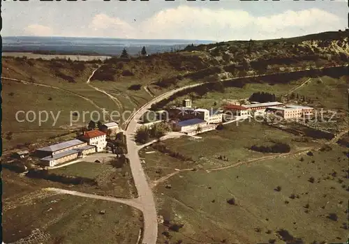 Hesselberg Gunzenhausen Ev luth Volkshochschule Fliegeraufnahme Kat. Gunzenhausen