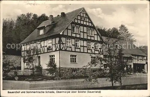 Obermarpe Eslohe Bauernhof Schade Kat. Eslohe (Sauerland)