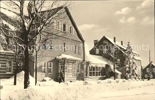 Frauenwald Thueringen FDGB Ferienheim Roymonde Dien Luftkurort Wintersportplatz Kat. Frauenwald