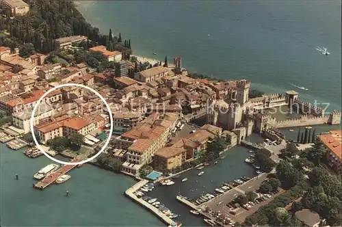 Sirmione Fliegeraufnahme Hotel Eden / Italien /Italien