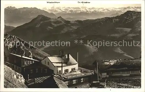 Wendelsteinhaus Gegen die Hohen Tauern Kat. Bayrischzell