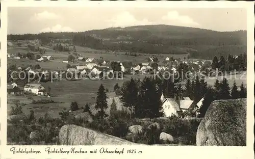 Neubau Fichtelberg mit Ochsenkopf Kat. Fichtelberg