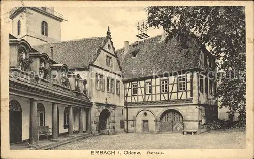 Erbach Neckar Rathaus Kat. Bad Wimpfen