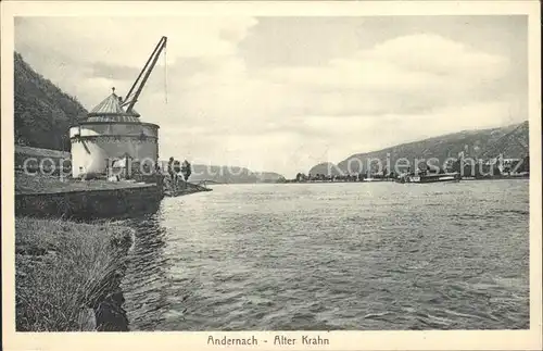 Andernach Rhein Alter Krahn