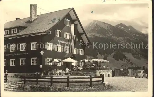 Mittelberg Kleinwalsertal Gasthaus Alte Krone Kat. Oesterreich