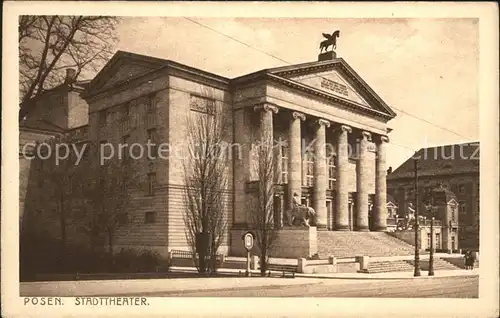 Posen Poznan Stadttheater Kat. Poznan