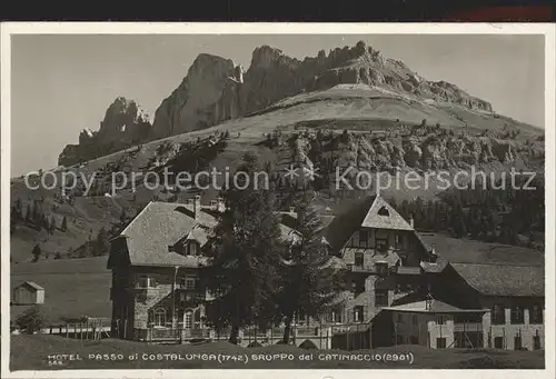 Catinaccio Hotel Passo di Costalunga Gruppo del Catinaccio Kat. Italien