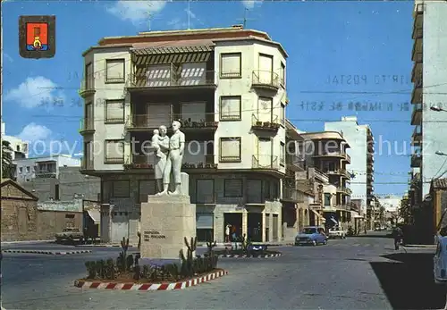 Santa Pola Monumento Despedida del pescador Kat. Alicante