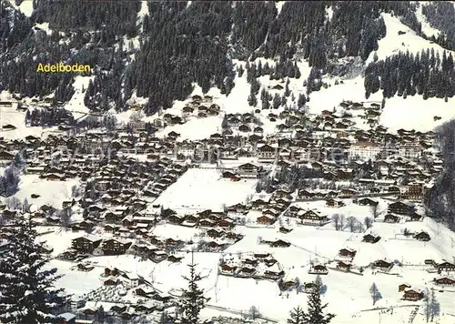 Adelboden Talblick Wintersportplatz Kat. Adelboden