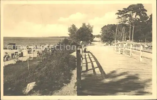 Lubmin Ostseebad Strandpromenade  / Lubmin /Ostvorpommern LKR